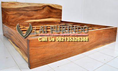 Furniture Trembesi Jepara,Jual Dipan trembesi,Bed kayu trembesi Solid,Mebel trembesi-2