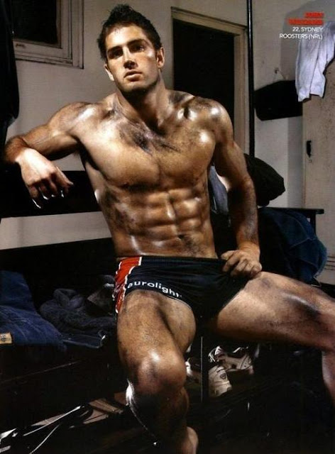 footballer, muscle jock of the day