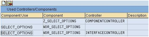 Select Options Component Usage in Web Dynpro