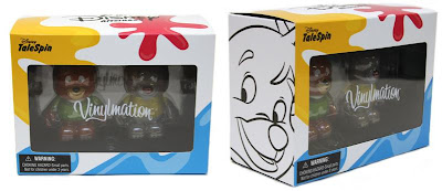 TaleSpin Disney Afternoon Vinylmation 2-Pack - Kit and Baloo Vinyl Figures in Packaging