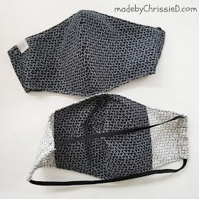 Home-Sewn Face Masks by www.madebyChrissieD.com