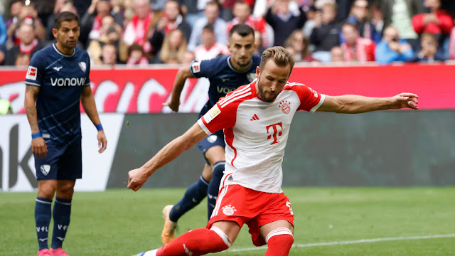 HARRY KANE HITS HAT TRICK AS BAYERN MUNICH THRASH BOCHUM