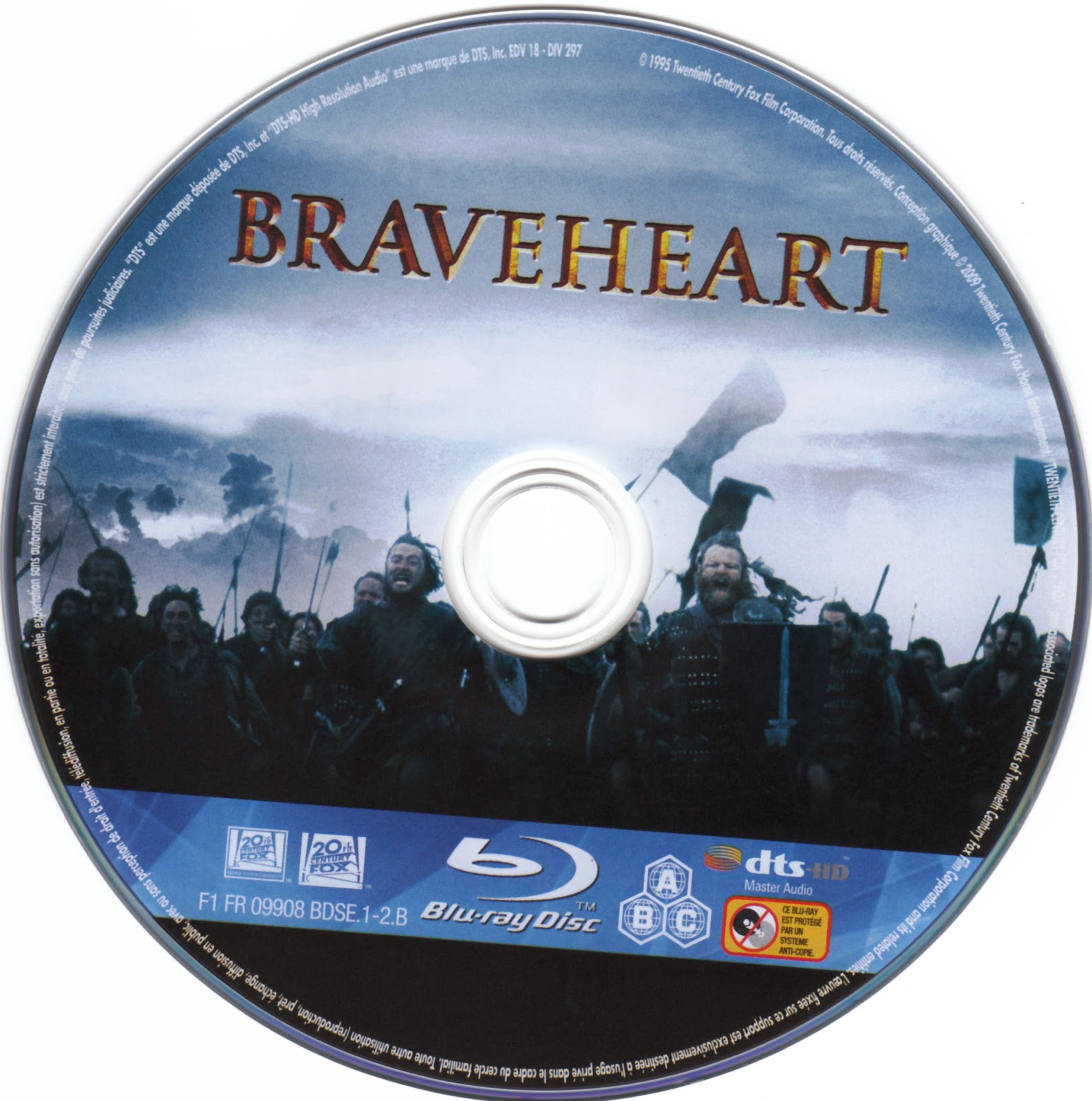 Braveheart Dvd Label