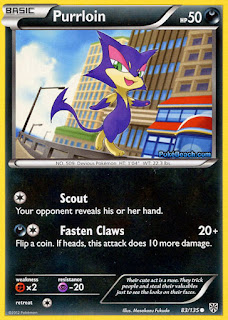 Purrloin Plasma Storm Pokemon Card