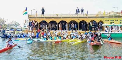 Srinagar Sports Minister Rijiju inaugurates Rowing