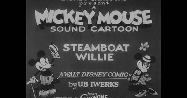クラシック カートゥーンつれづれ草 Steamboat Willie 蒸気船ウィリー