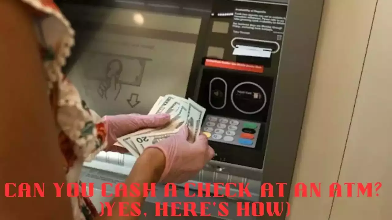 Cash A Check At An ATM