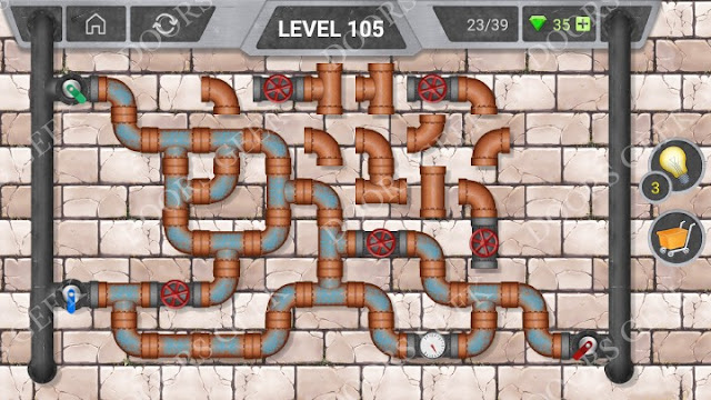 Pipeline [Classic] Level 105 Solution, Cheats, Walkthrough