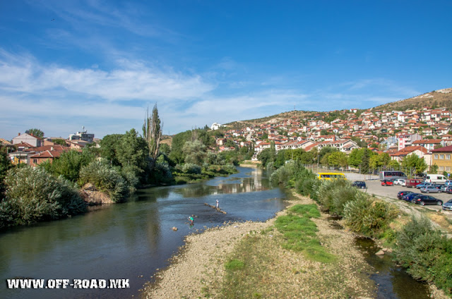 Vardar River - Veles city - Macedonia