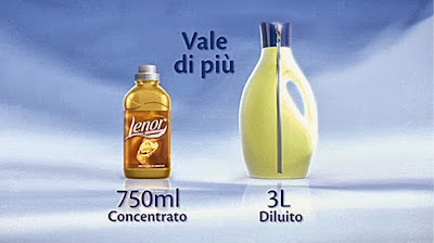 Lenor ammorbidente comparazione diluito - concentrato