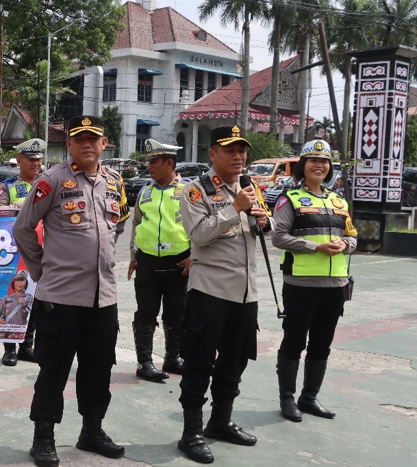 Kapolres Siantar Ucapkan Terima Kasih Atas Suksesnya  Ops Zebra Toba 2023,