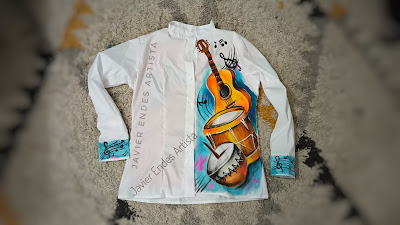 Camisas pintadas a mano