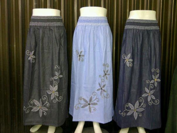 model rok jeans denim muslimah terbaru 2015