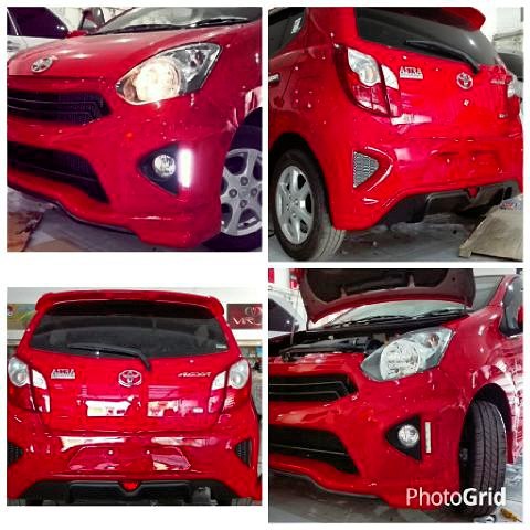 Modifikasi Ayla Agya Furious Style Body kit Mobil