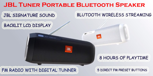 Specifications of JBL Tuner portable Bluetooth Speaker