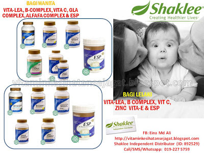 vitamin shaklee untuk masalah kesuburan