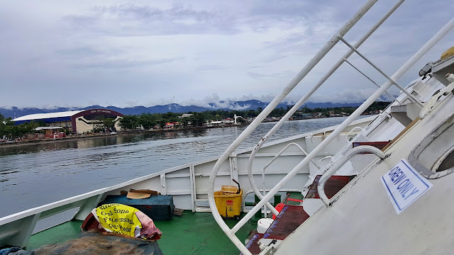 views from the bow of the Ocean Jet fastcraft from Ormoc to Cebu