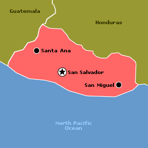 Map of El Salvador