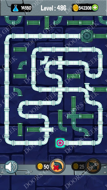  Plumber 3: Plumber Pipes Connect Level 486 Solution, Cheats, Walkthrough for android, iphone, ipad and ipod