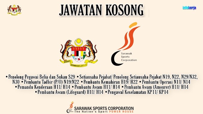 Jawatan Kosong Perbadanan Sukan Sarawak (SSC) Tahun 2023