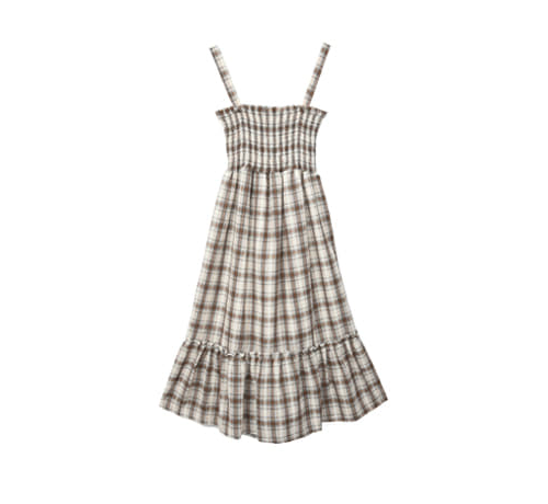 Smock Check Dress