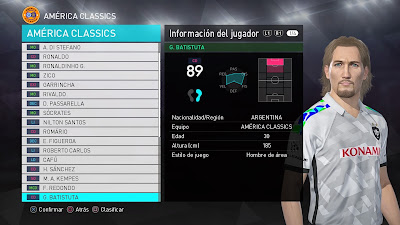 PES 2018 PS4 Classic Option Files by DieegoXD