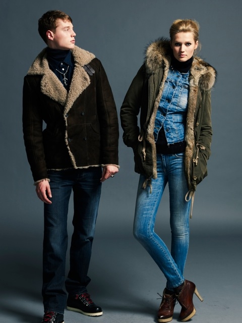 Toni Garrn & Niklas Garrn & Andrej Pejic — Apropos Lookbook F/W 11.12