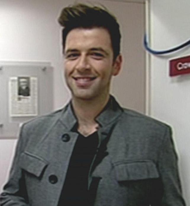 Alan Hughes Gives Support To Mark Feehily