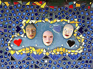 three faces FotoBuster mosaic kiosk Altadena CA