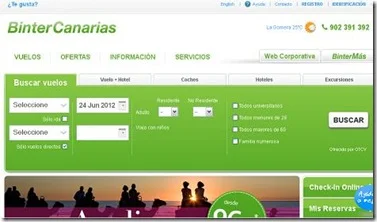 bintercanarias promociones vuelos baratos españa