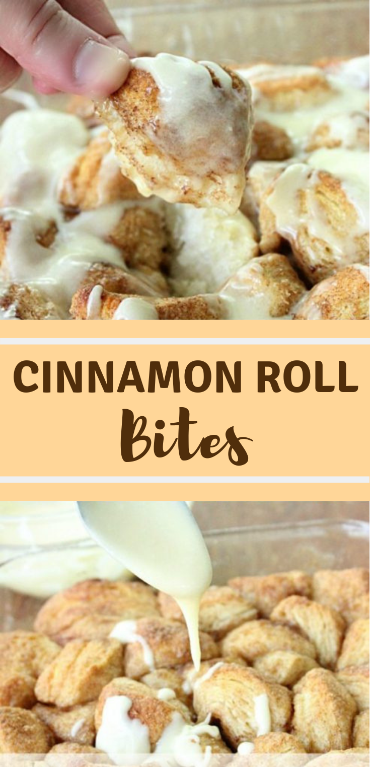 Cinnamon Roll Bites #Desserts #Sweet