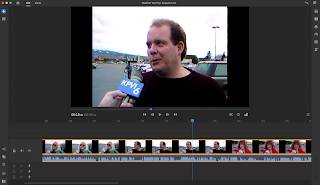 Adobe Rush editing Vox Pop