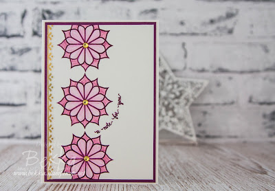 How to make Spirograph Like  Flowers with the Eastern Beauty Stamp Set from Stampin' Up! UK