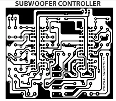 PCB Layout Subwoofer Controller NE5532 PDF