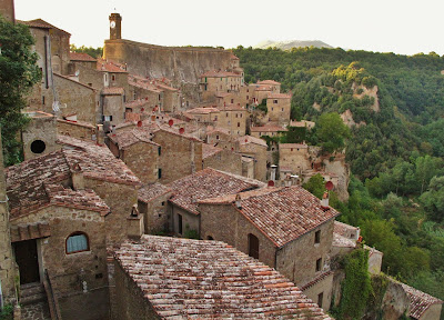 The Masso Leopoldino fortification in Sorano, Province of Grossetto, Tuscany, Italy