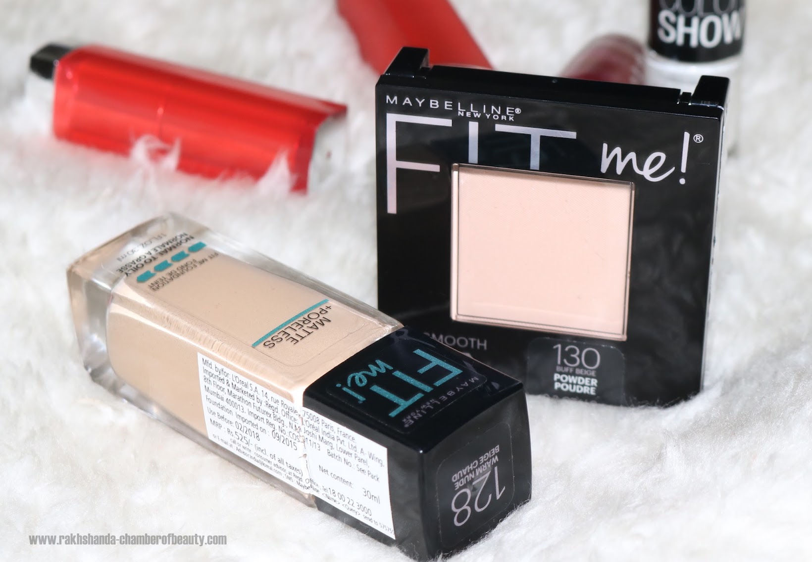 Maybelline NY Fit Me! Matte+Poreless Foundation Review, Swatches, price in India