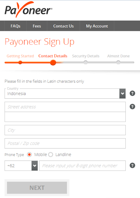 Dapatkan Bonus 25USD Dari Payoneer