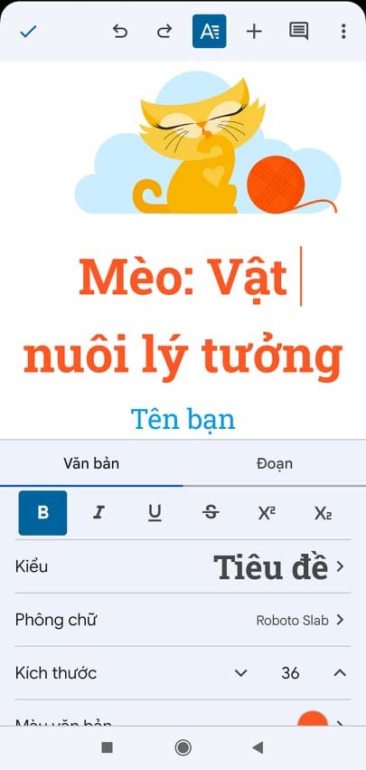 Google Tài liệu (Google Docs) - Tạo và chỉnh sửa tài liệu trực tuyến a2