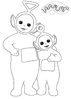 Coloring pages of teletubbies