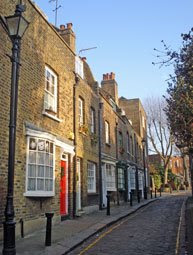 Little Green Street, from the west