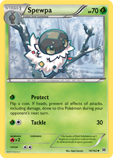 Spewpa BREAKthrough Pokemon Card