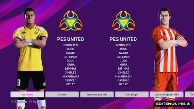 eFootball PES 2020 PS4 Option File PES United by EditemosPES