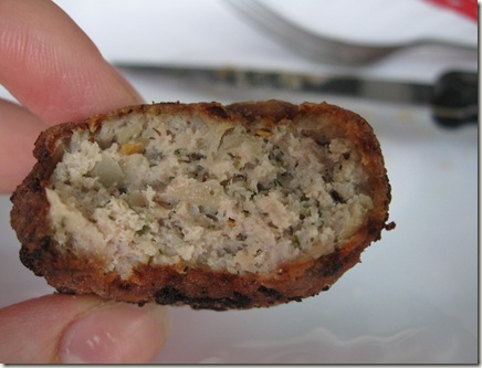 Piftele - Chiftele - sectiune
