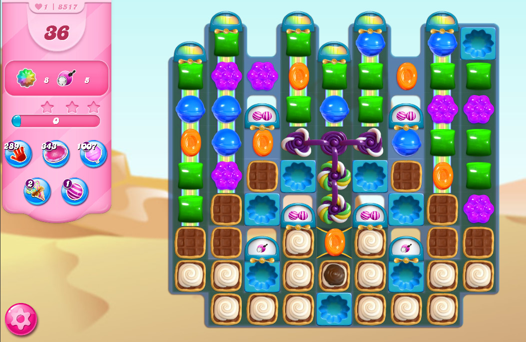 Candy Crush Saga level 8517