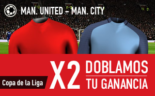 sportium promocion copa Manchester United vs Manchester City 26 octubre