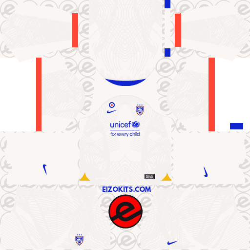 Kit Dream League Soccer 2023 Johor Darul Taksim JDT DLS Kits 2023-2024 Nike (Away)