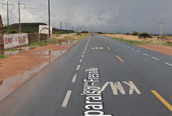 Localizan cadáver sobre la carretera Fresnillo-Valparaíso