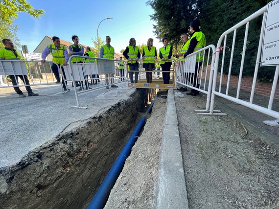 escalera mecánica cinturón Molestia Obras de renovación de 31 km de tuberías en Las Rozas | es por madrid