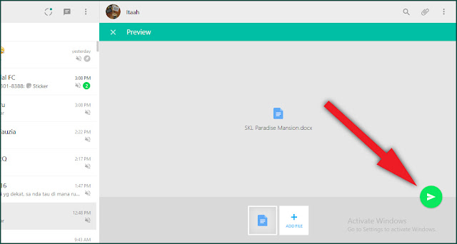 Mengirim File di Komputer Lewat Whatsapp