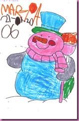 boneco de neve